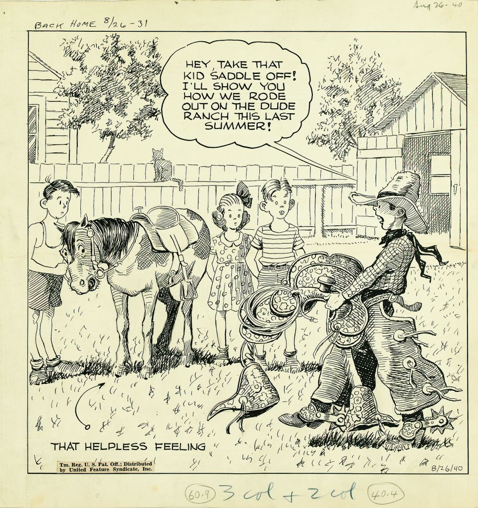 PUCK MAGAZINE. Group of 7 pen-and-ink cartoons used in Puck Magazine,